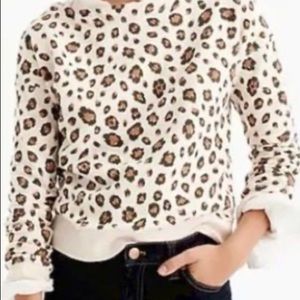 J.Crew Leopard Sweatshirt